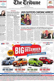 The Tribune Delhi - December 5th 2016