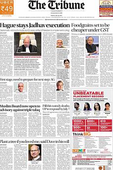 The Tribune Delhi - May 19th 2017