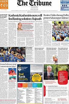 The Tribune Delhi - May 22nd 2017