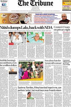 The Tribune Delhi - July 27th 2017