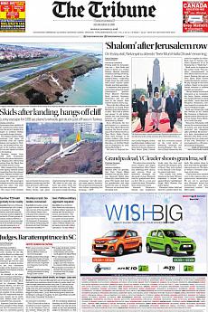 The Tribune Delhi - January 15th 2018