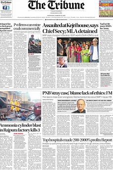 The Tribune Delhi - February 21st 2018