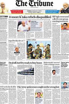 The Tribune Delhi - July 29th 2019