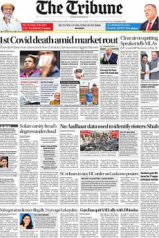 The Tribune Delhi - March 13th 2020