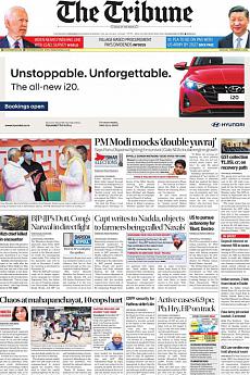 The Tribune Delhi - November 2nd 2020